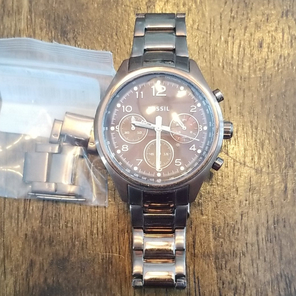 Bronze Fossil Watch Unisex